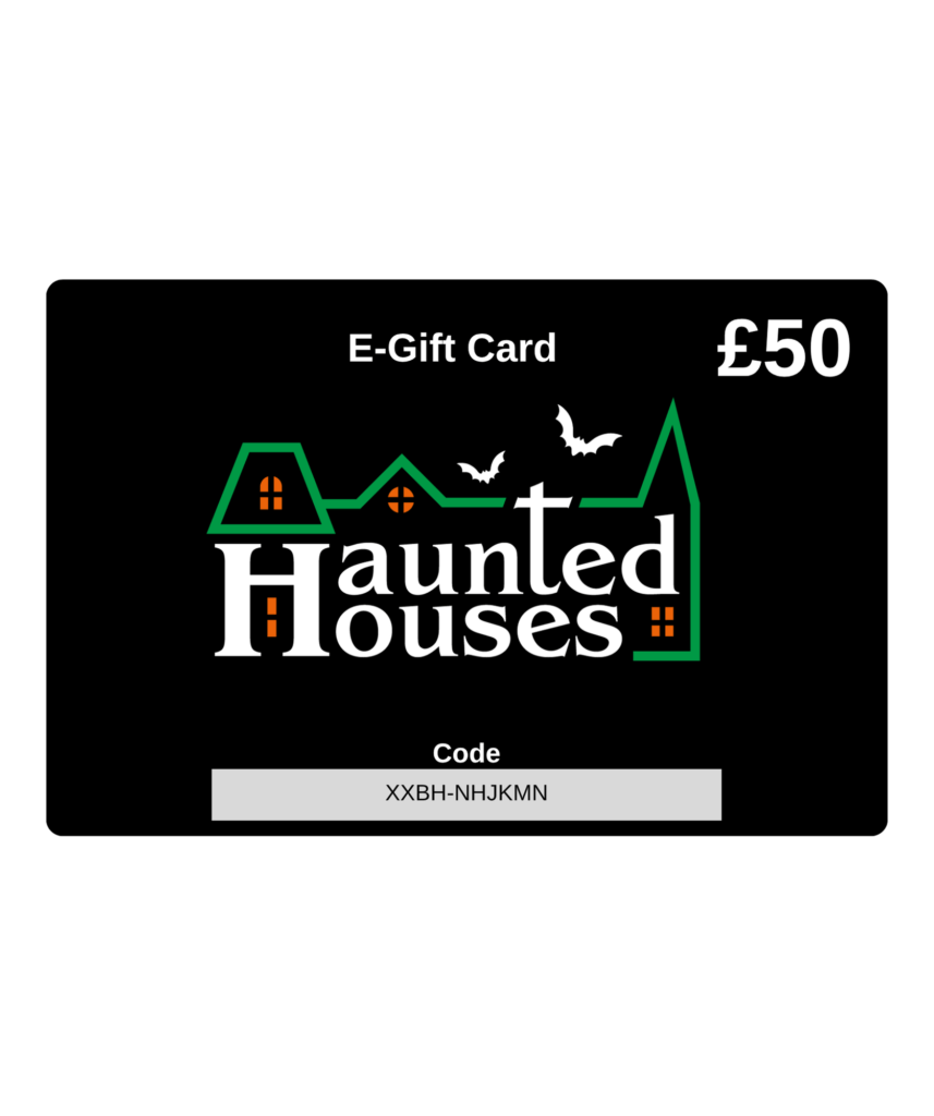 Ghost Hunt Gift Card. Ghost Hunt Experience Gifts. Spooky Gifts. Unique Gifts. Haunted Houses Events