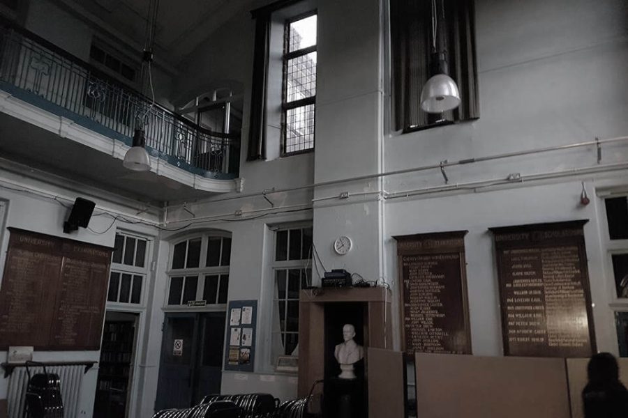 Old Haunted School hall